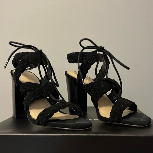 BCBG Braided Lace-Up Sandals - Picture 2 of 7